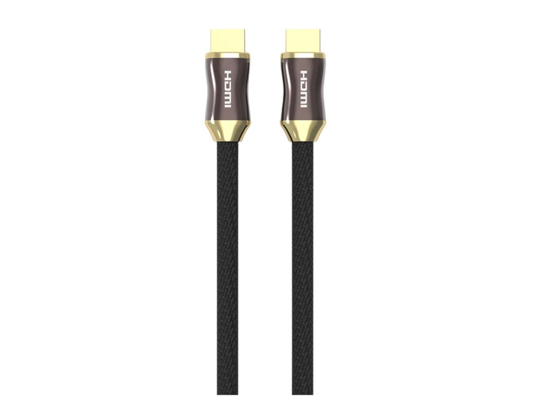 Feeltek Air UHD 8K HDMI Cable 2M - Braid + Metallic - Black, Storage & Data Transfer Cables, Feeltek, Telephone Market - telephone-market.com