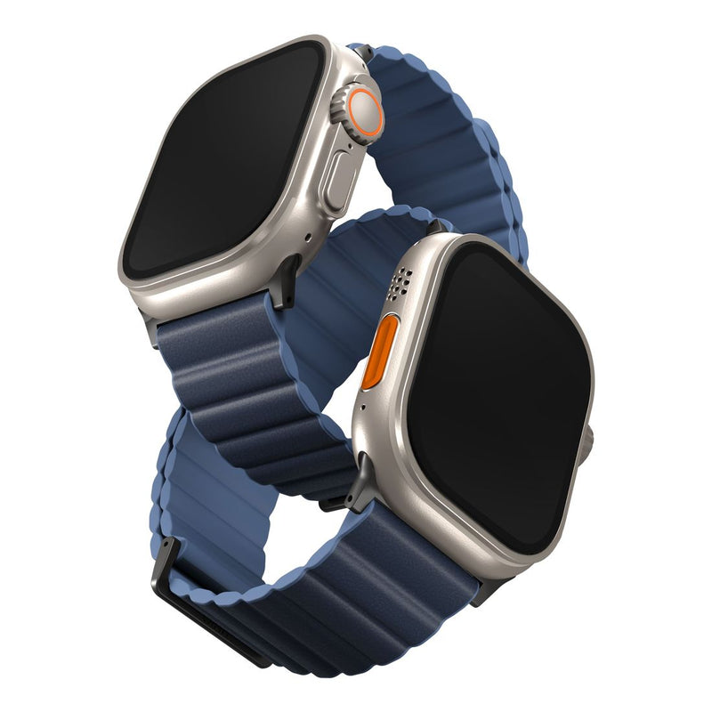 Uniq For Apple Watch 49/45/44/42mm Revix Premium Edition Reverible Strap - Blue / Mist Blue, Apple Watch Strap, UNIQ, Telephone Market - telephone-market.com