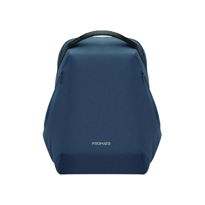 Promate Lightweight Backpack 15.6"inch EcoPakt™ - Blue - Telephone Market