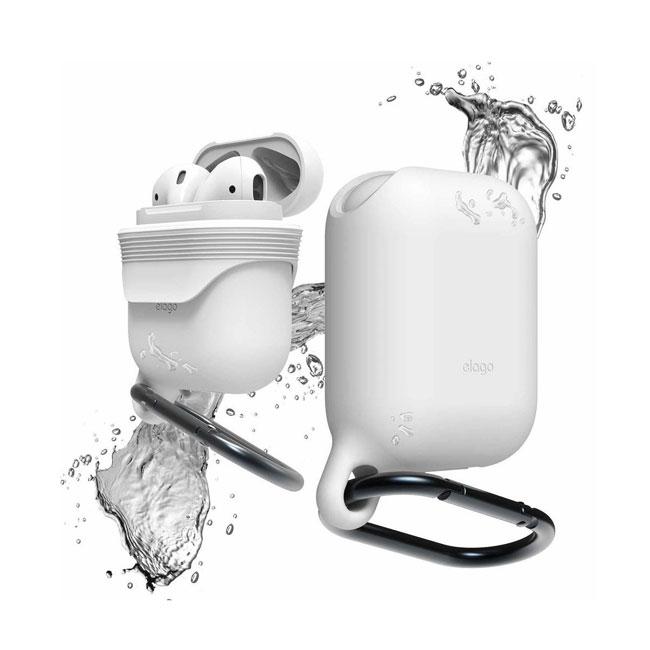 Elago Airpods Case Hang Waterproof - White, Airpods Case, Elago, Telephone Market - telephone-market.com