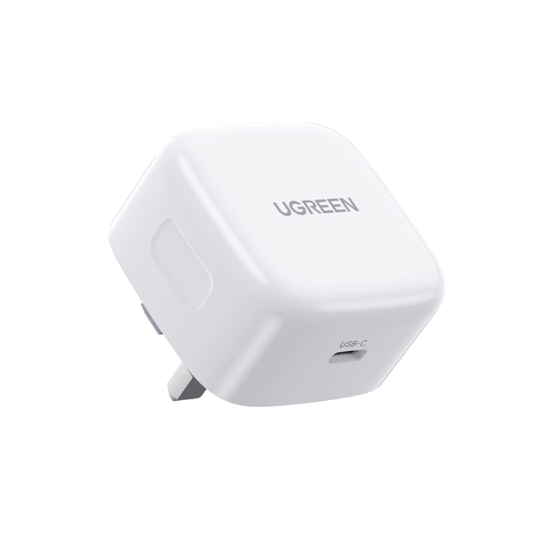 Ugreen Wall Charger PowerPort 30W PD - White, Charger, UGREEN, Telephone Market - telephone-market.com