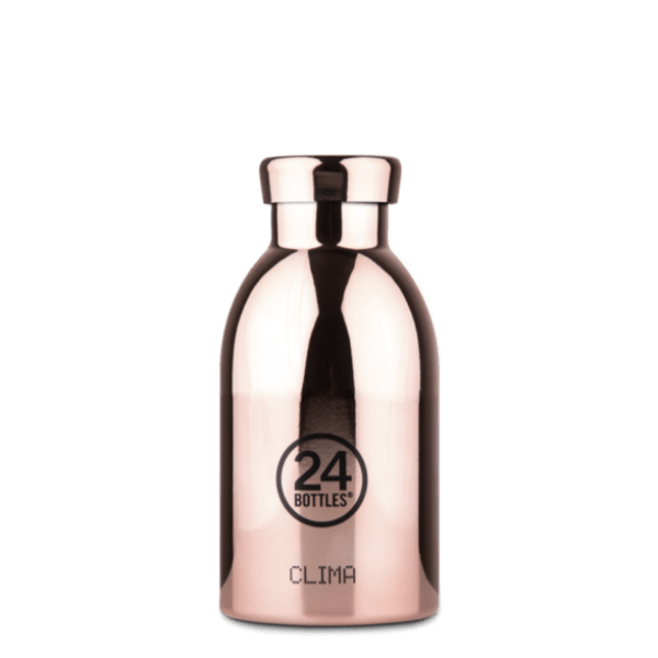 24Bottles Stainless Steel Clima Bottle 330ML - Rose Gold - Telephone Market