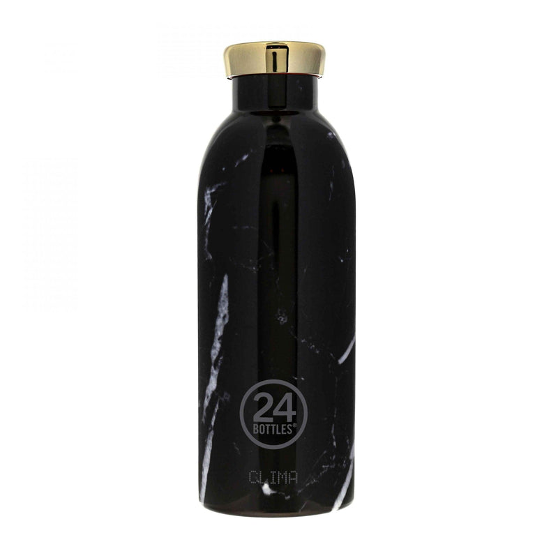 24Bottles Stainless Steel Clima Bottle 500ML - Marble Black - Telephone Market