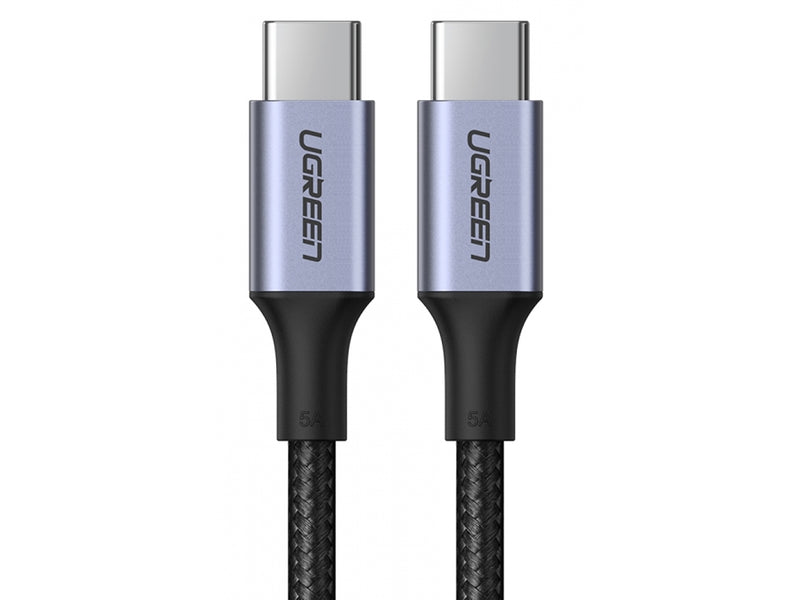 Ugreen PowerLine USB-C to USB-C 100W 1.5m - Spisc Gray, Storage & Data Transfer Cables, UGREEN, Telephone Market - telephone-market.com