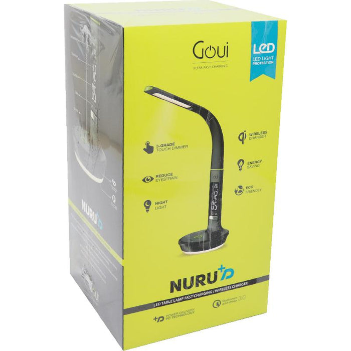 Goui Nuru+D LED Table Lamp With 10W Qi PD Wireless Charger, Wireless Charger, GOUi, Telephone Market - telephone-market.com