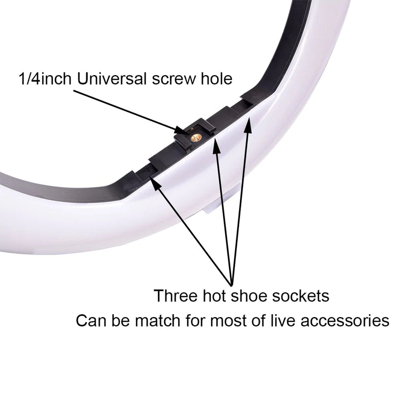 Live Ring Fill Light LED With remote control With Tripod 12inch YQ-320A, LAMP Ring Light, LAMP Ring Light, Telephone Market - telephone-market.com