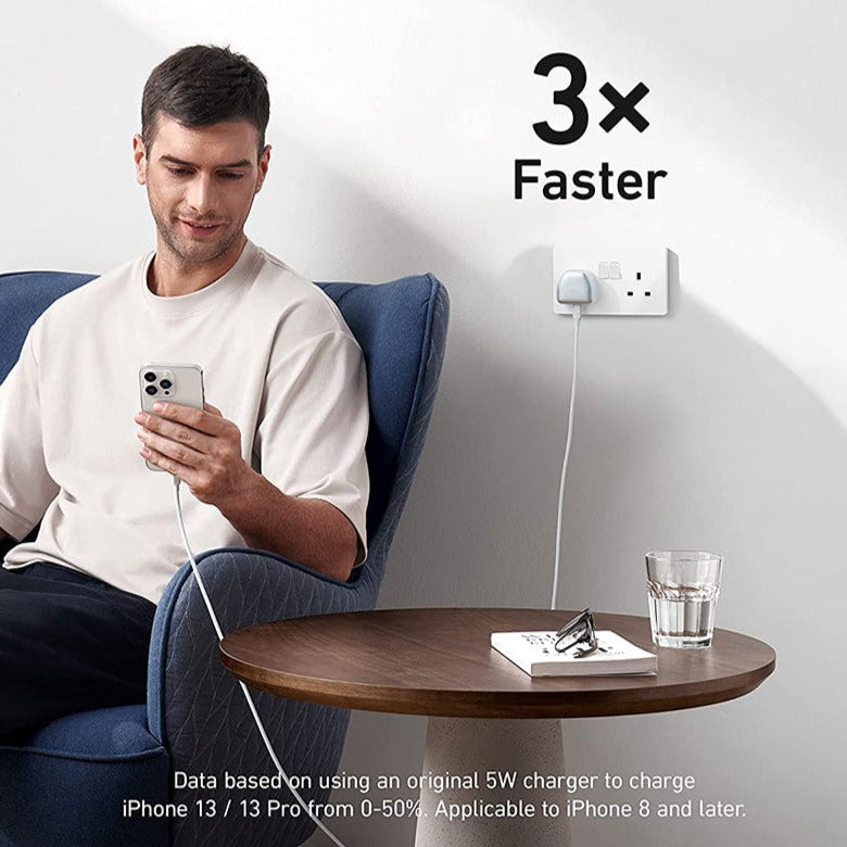 Anker Wall Charger PowerPort Nano Pro 20W - Blue, Power Adapters & Chargers, Anker, Telephone Market - telephone-market.com