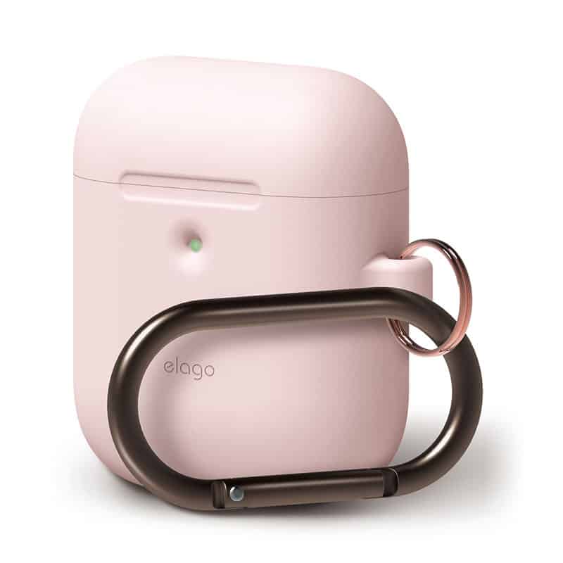 Elago Airpods Silicone Hang Case - Pink, Airpods Case, Elago, Telephone Market - telephone-market.com