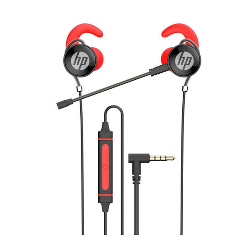HP Wired Music Headset In Ear DHE-7004 - Red, Video Game Console Accessories, hp, Telephone Market - telephone-market.com