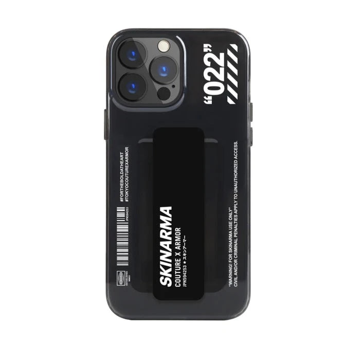 SkinArma For iPhone 13 Pro Kaze Case-Silicon Grip - Black - Telephone Market