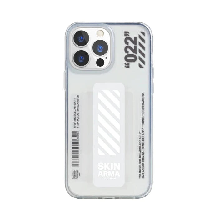 SkinArma For iPhone 13 Pro Kaze Case-Silicon Grip - Clear - Telephone Market