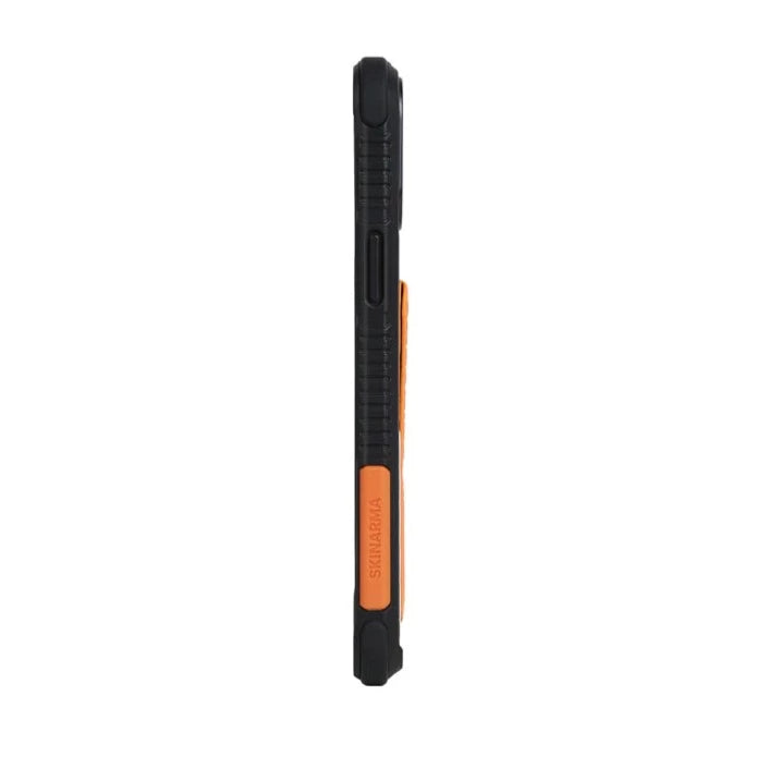 SkinArma For iPhone 13 Pro Max Shingoki Anti Drop Case-Magnetic Stand-Grip - Orange - Telephone Market