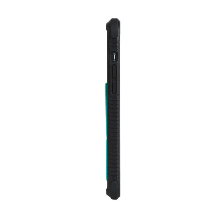 SkinArma For iPhone 13 Pro Max Shingoki Anti Drop Case-Magnetic Stand-Grip - Turquoise - Telephone Market