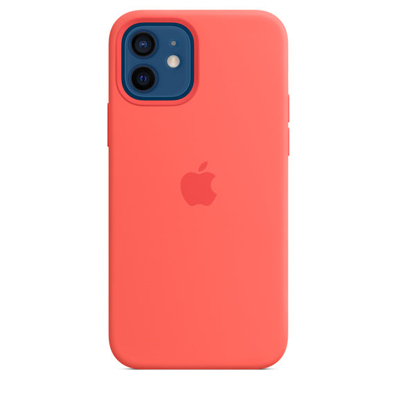 iPhone 12 | 12 Pro Silicone Case with MagSafe - Pink Citrus, Mobile Phone Cases, Apple, Telephone Market - telephone-market.com