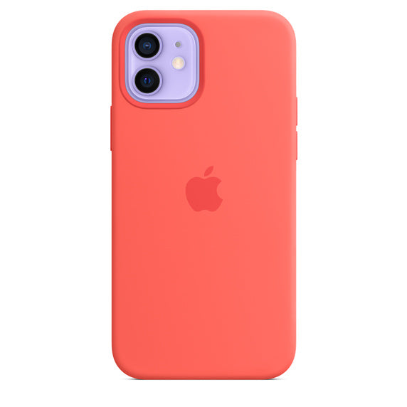 iPhone 12 | 12 Pro Silicone Case with MagSafe - Pink Citrus, Mobile Phone Cases, Apple, Telephone Market - telephone-market.com