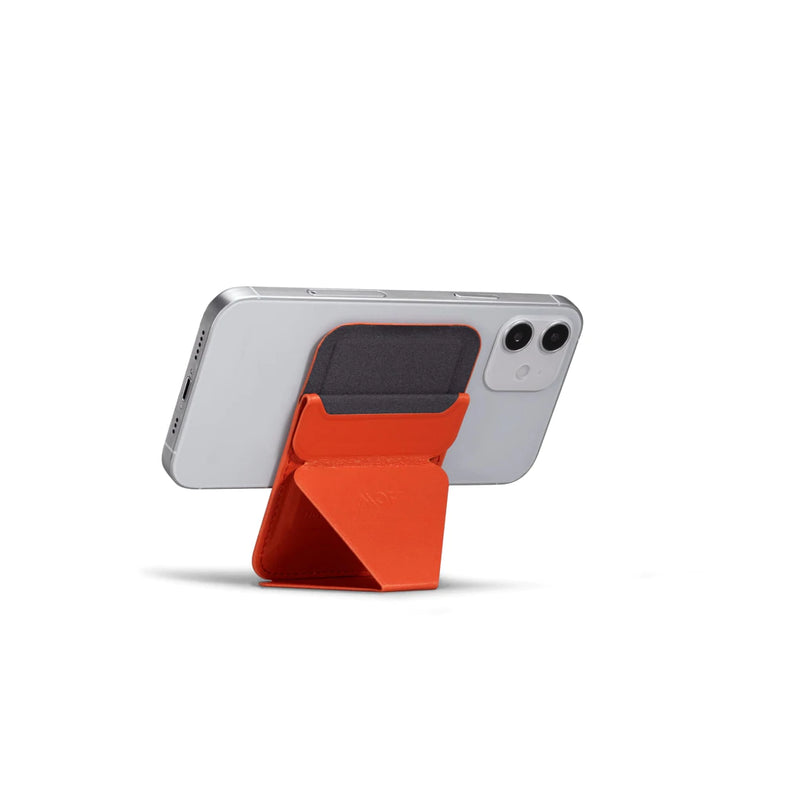 MOFT Snap-On iPhone Stand & Wallet MagSafe® - Orange - Telephone Market