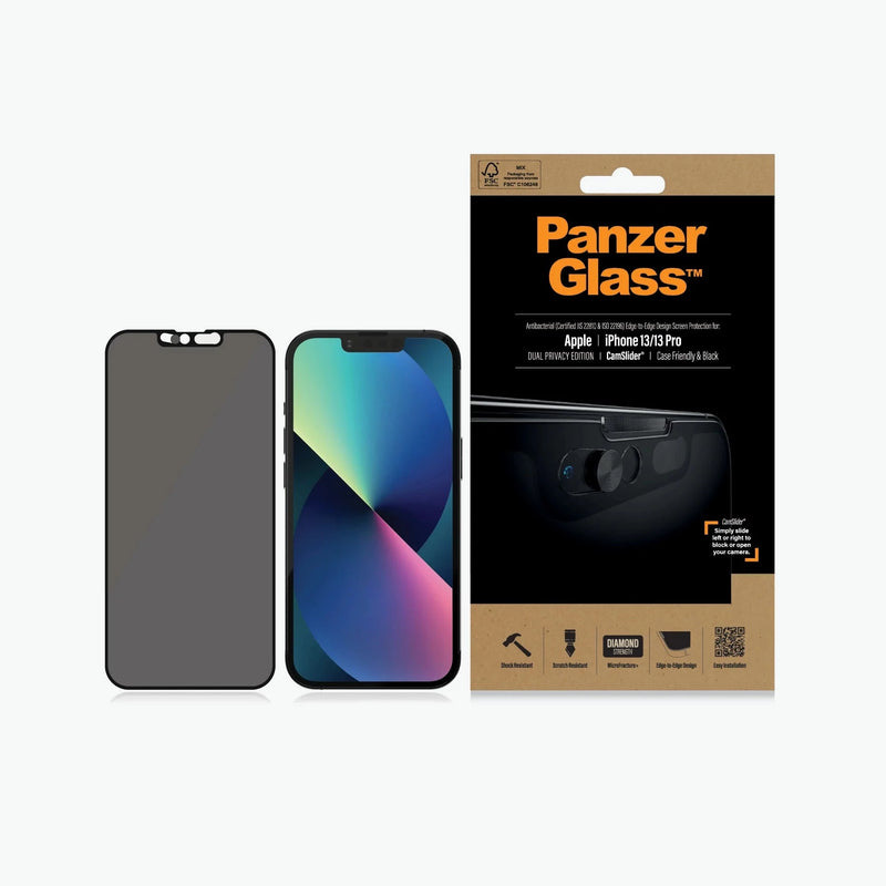 PanzerGlass For iPhone 13 / 13 Pro CF CamSlider Privacy Glass Screen - Telephone Market
