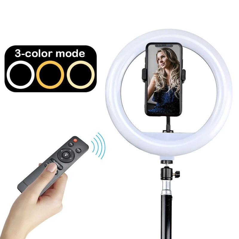 Live Ring Fill Light LED With remote control With Tripod 12inch YQ-320A, LAMP Ring Light, LAMP Ring Light, Telephone Market - telephone-market.com