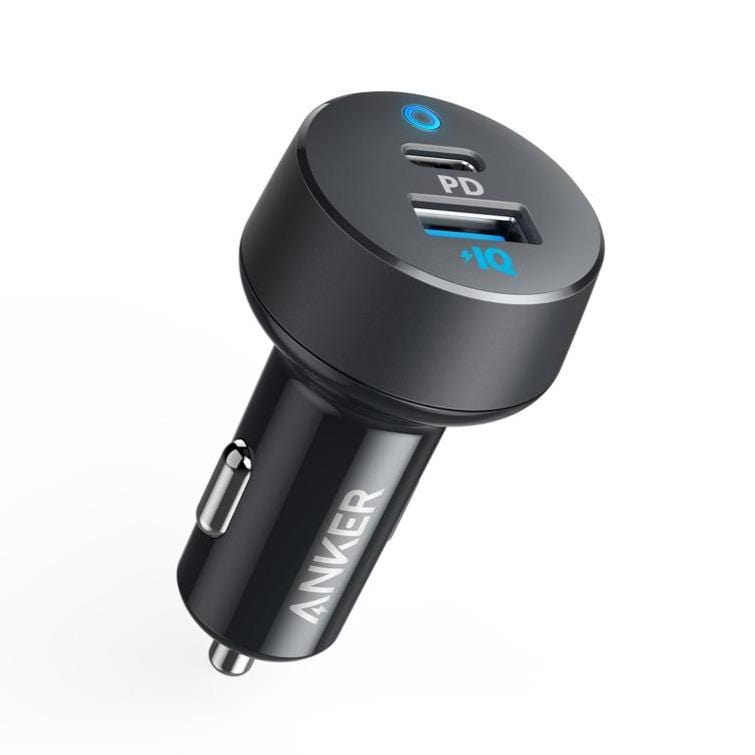 Anker Car Charger 35W PowerDrive PD+2 - Black - Telephone Market