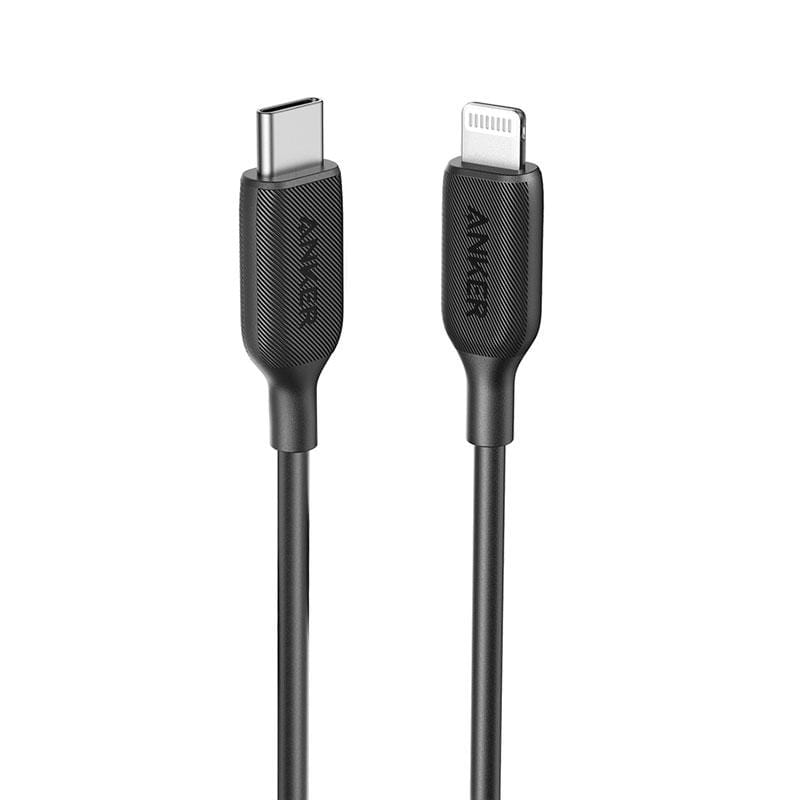 Anker PowerLine III USB-C to Lightning 1.8m - Black - Telephone Market