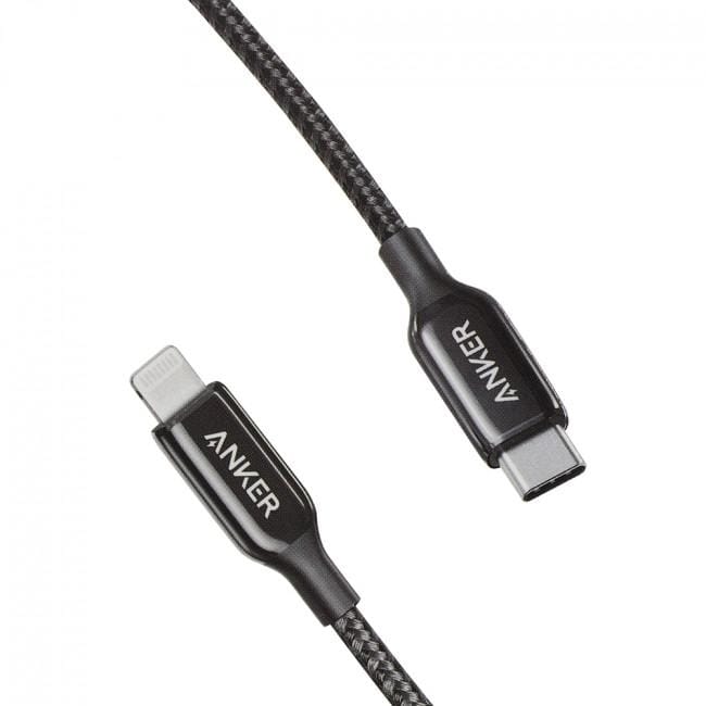 Anker PowerLine+ III USB-C to Lightning 1.8m - Black - Telephone Market