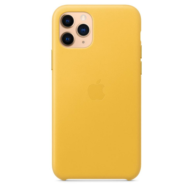 Apple For iPhone 11 Pro Leather Case - Meyer Lemon - Telephone Market