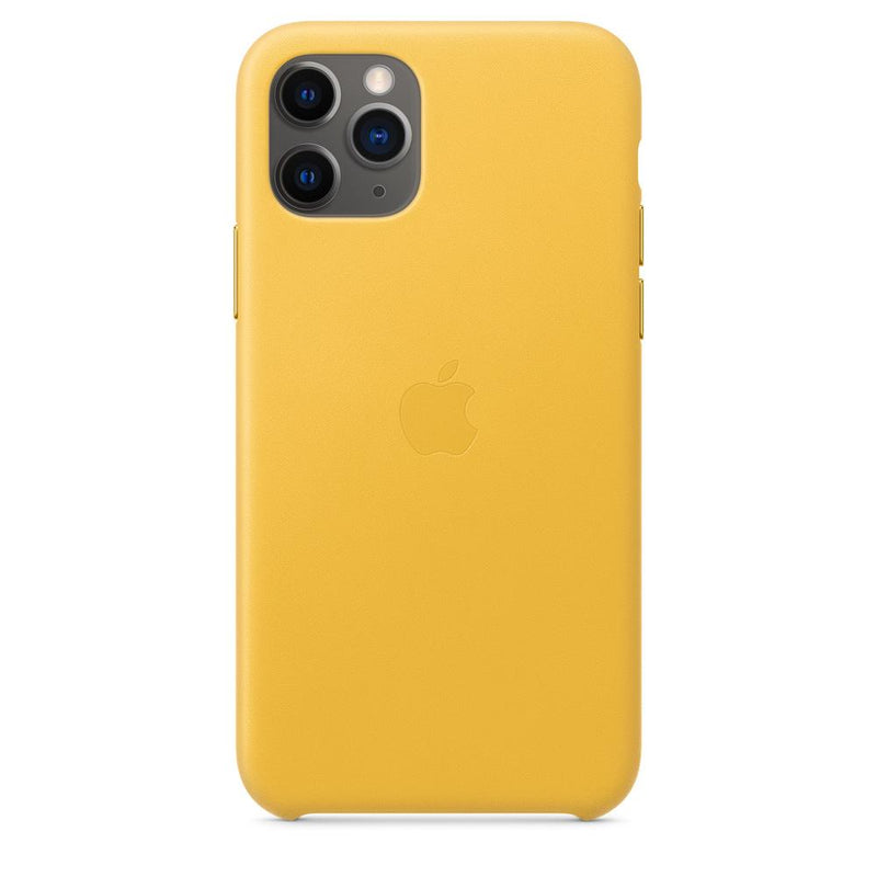 Apple For iPhone 11 Pro Leather Case - Meyer Lemon - Telephone Market