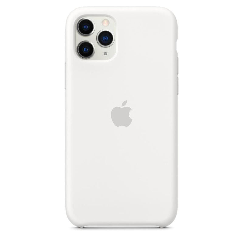 Apple For iPhone 11 Pro Silicone Case - White - Telephone Market