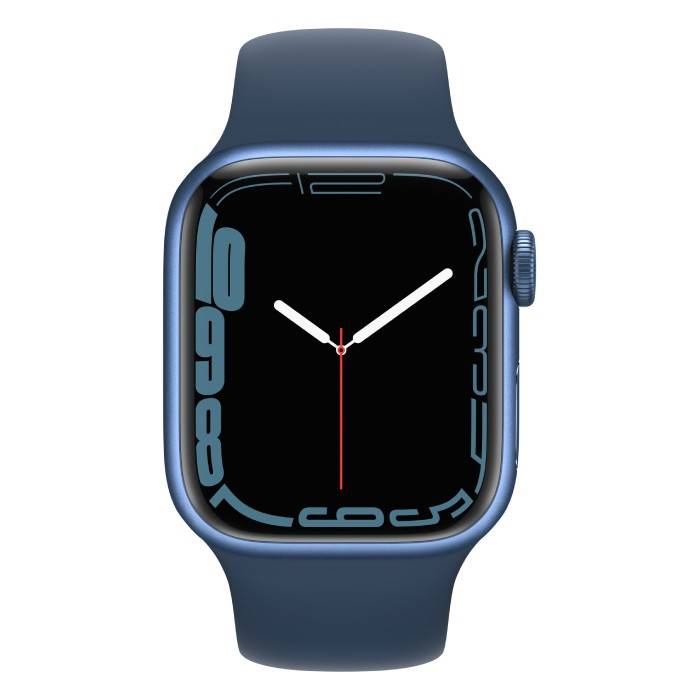 Apple Watch Series 7 GPS 41mm  Blue Aluminum Case With Sport Band - Blue, Smart Watches, Apple, Telephone Market - telephone-market.com
