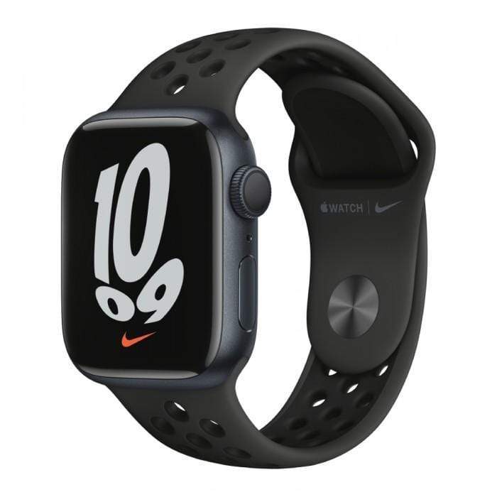 Apple Watch Series 7 GPS 41mm Midnight Aluminum Case With Nike Sport Band - Black, Smart Watches, Apple, Telephone Market - telephone-market.com