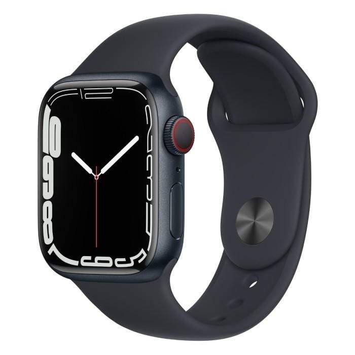 Apple Watch Series 7 GPS 45mm  Black Aluminum Case With Sport Band - Black, Smart Watches, Apple, Telephone Market - telephone-market.com