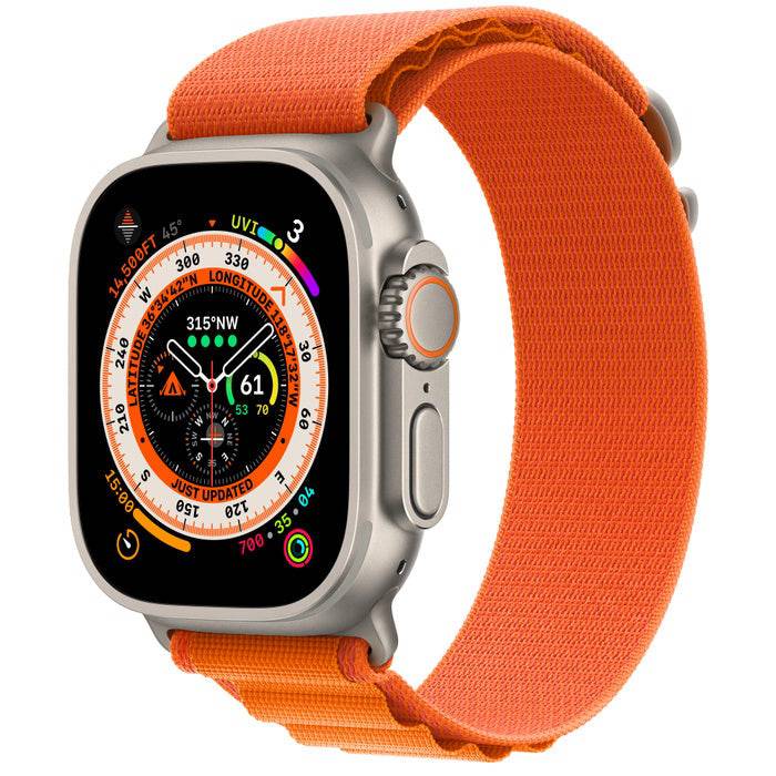 Apple Watch Ultra Cellular 49mm Titanium Case with  Alpine Loop - Orange, Smart Watches, Apple, Telephone Market - telephone-market.com