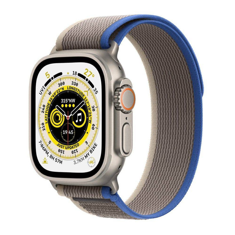 Apple Watch Ultra Cellular 49mm Titanium Case with  Trail Loop M/L - Blue/Gray, Smart Watches, Apple, Telephone Market - telephone-market.com