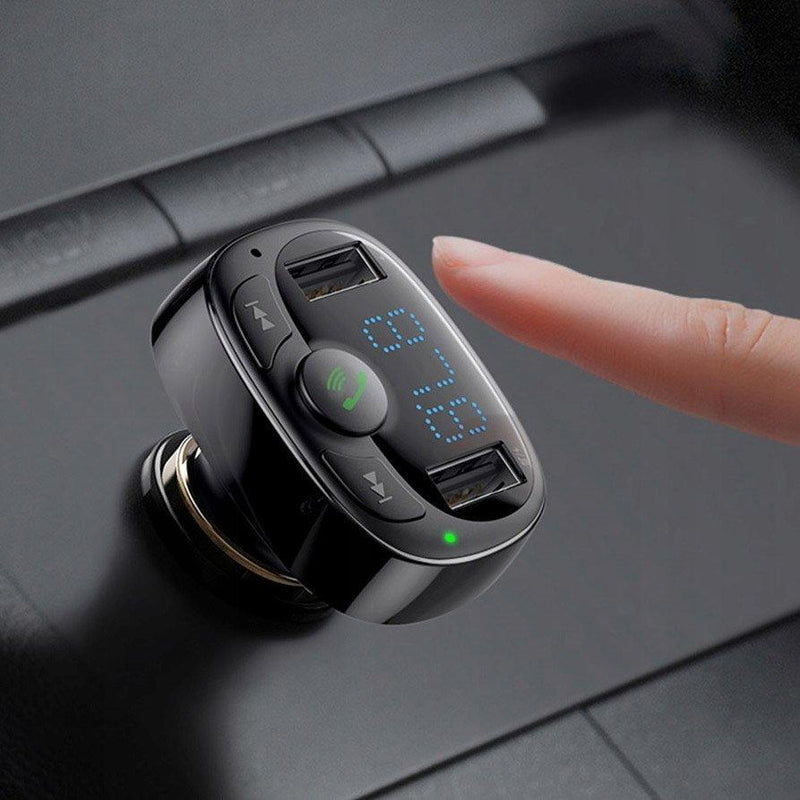 Baseus Car Charger Bluetooth MP3 - Black - Telephone Market