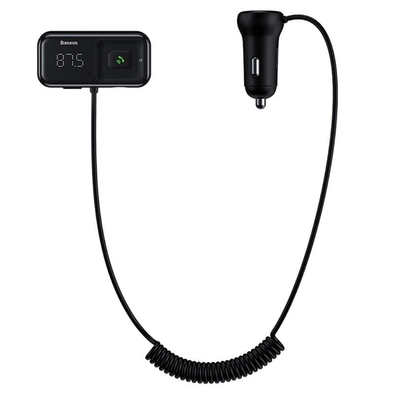 Baseus S-16 FM Transmitter Bluetooth - Black - Telephone Market