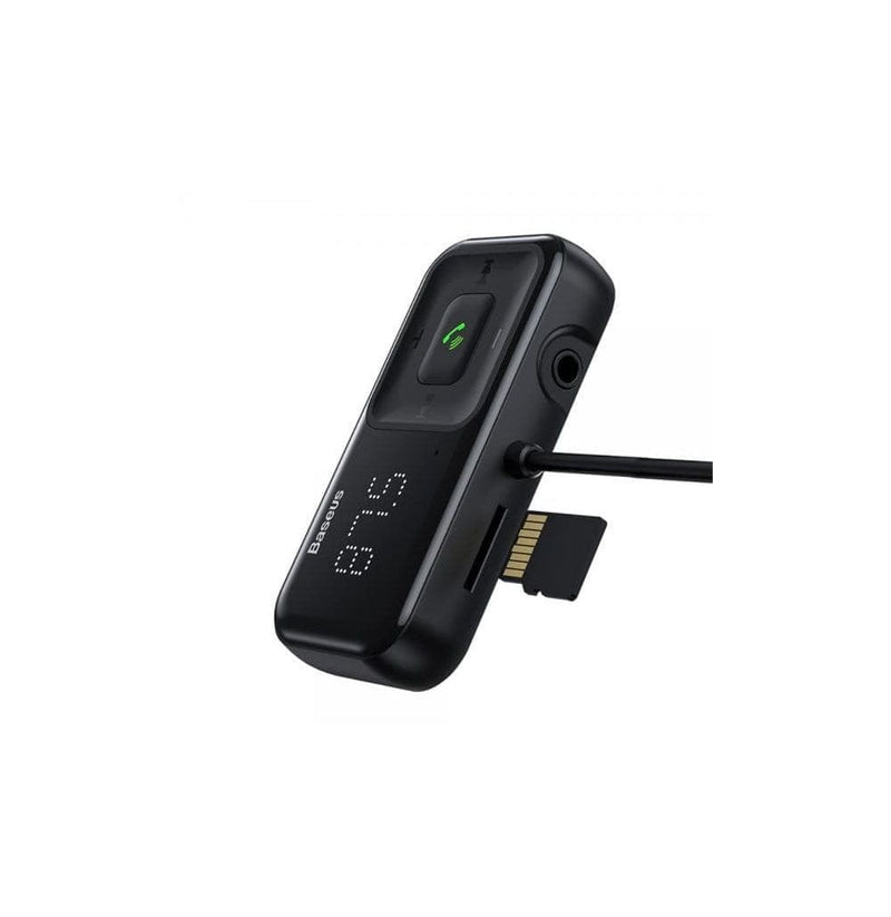 Baseus S-16 FM Transmitter Bluetooth - Black - Telephone Market