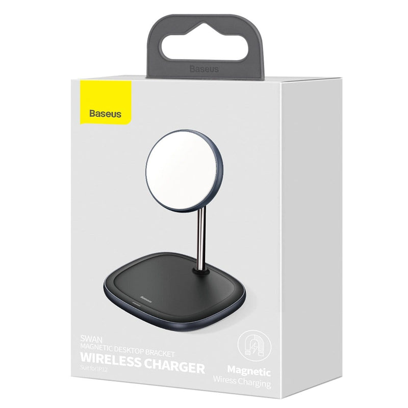 Baseus Wireless Charger Magnetic Desktop - Black - Telephone Market