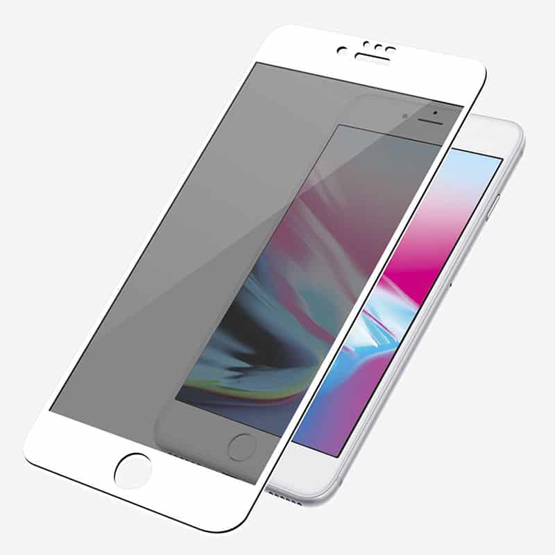 Blueo for iPhone 7/8 Matt Privacy Glass - White - Telephone Market