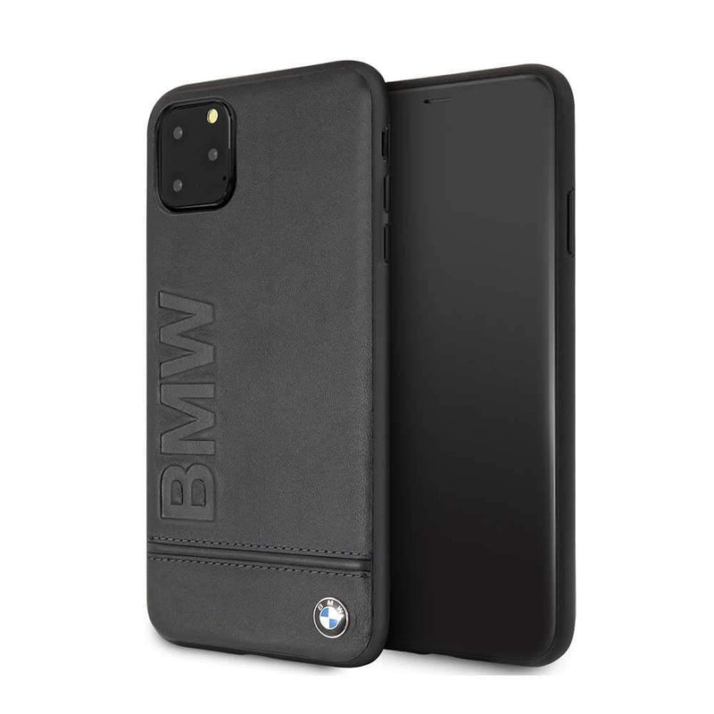 BMW For iPhone 11 Pro Leather Hard Case - Black - Telephone Market