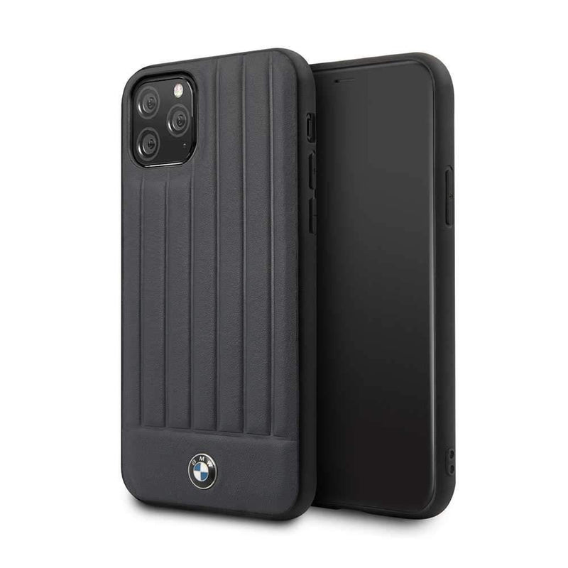 BMW For iPhone 11 Pro Leather Hard Lines Case - Navy - Telephone Market