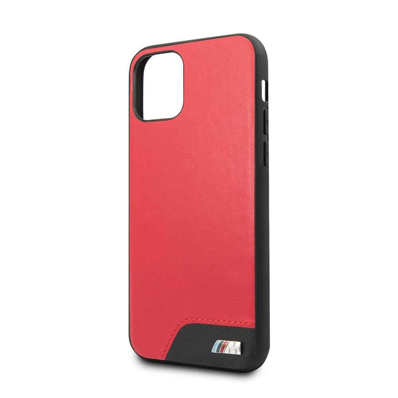 BMW For iPhone 11 Pro Leather Hard Smooth Case - Red - Telephone Market