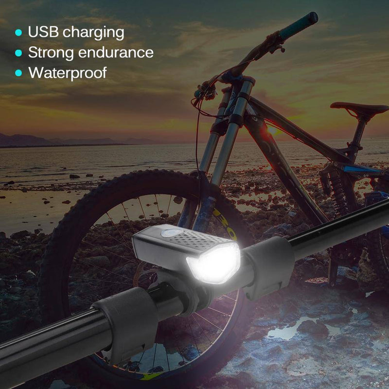 Cycling Bicycle CREE LED Lamp USB Rechargeable Bike Front Light - Telephone Market