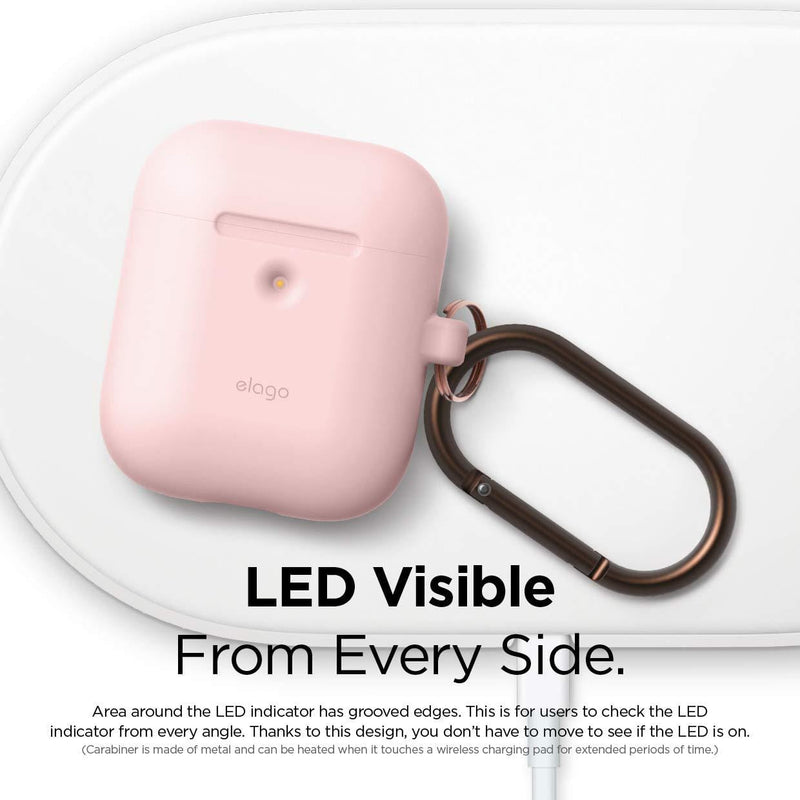 Elago Airpods Silicone Hang Case - Pink - Telephone Market