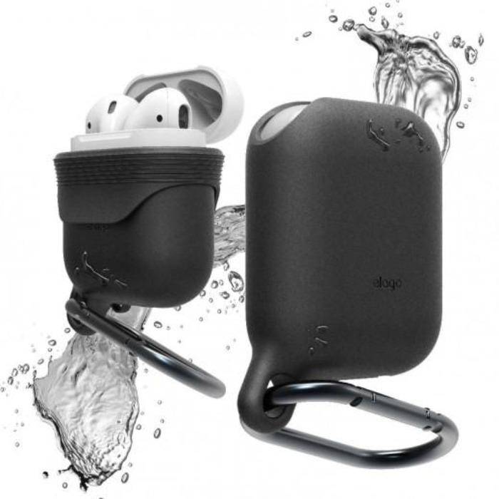 Elago AirPods Waterproof Hang Case - Black - Telephone Market