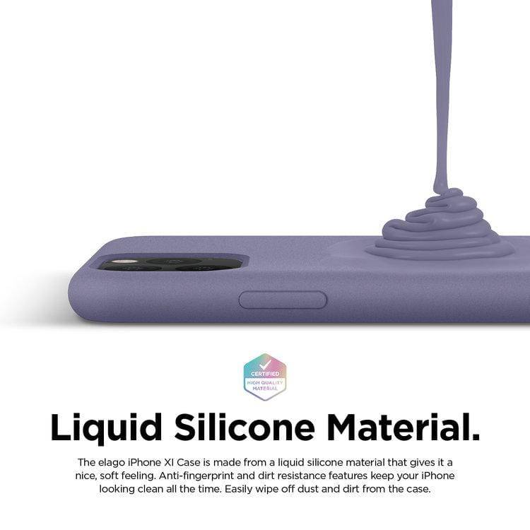 Elago for iPhone 11 Pro Silicone Case - Lavanda Gray - Telephone Market