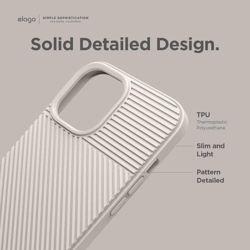 Elago For iPhone 12/12 Pro Cushion Case - Stone - Telephone Market