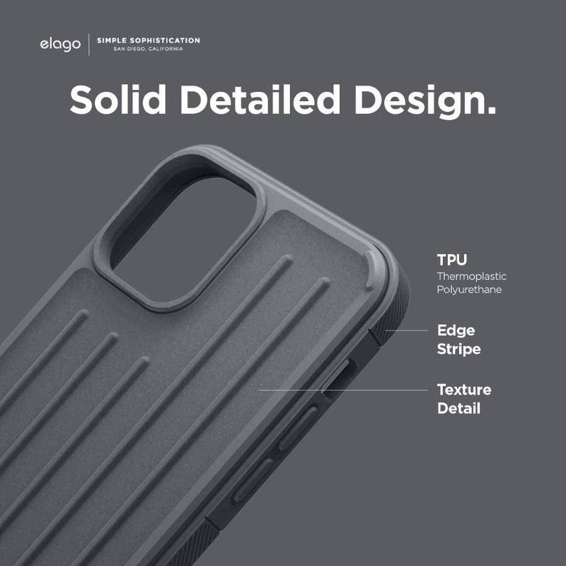 Elago For iPhone 12 Pro Max Armor Case - Dark Gray - Telephone Market