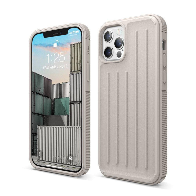 Elago For iPhone 12 Pro Max Armor Case - Stone - Telephone Market