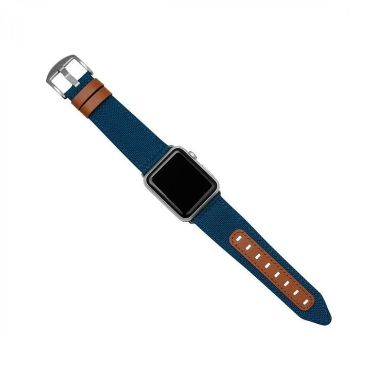 Evutec For Apple Watch 40/41mm Northill Band - Blue/Saddle - Telephone Market