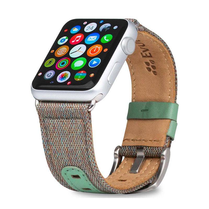 Evutec For Apple Watch 40/41mm Northill Band - Chroma/Sage - Telephone Market